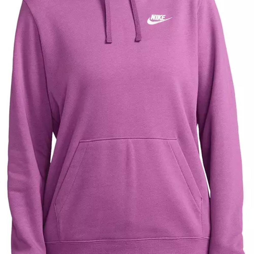 Nike Purple Oversized Long Sleeve Hoodie